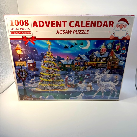 NWT - The Jigsaw Puzzle - Advent Calendar Jigsaw Puzzle - Picture 1 of 9